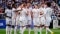  FC Bayern München-spelare på en fotbollsplan