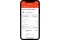 Bilden visar den mobila vyn för övervakning via ViGuide