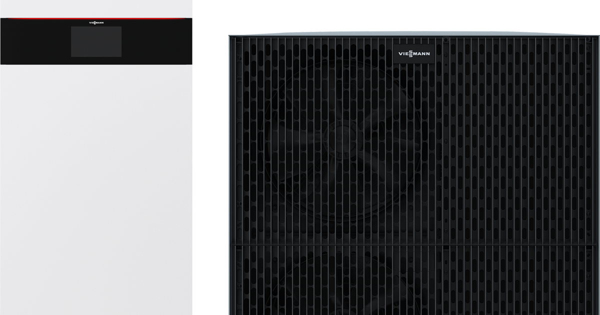 Elegantes Viessmann Vitocal 252 A Ebenbild