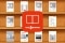 Viessmann brochures clearly arranged on a shelf